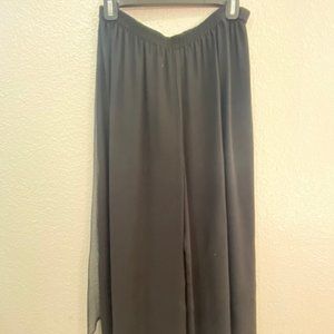Anne Namba Black Loose Flowy Pants (Part of Matching Set) - Medium